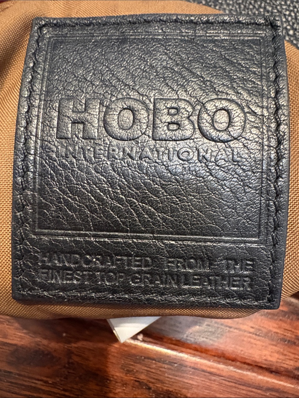 Classic Black international Leather Hobo Shoulder Bag - Picture 2 of 4